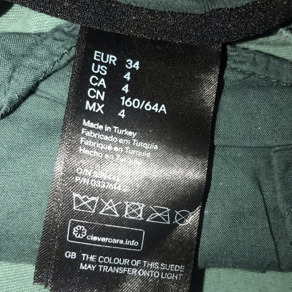 Balmain Green Suede Pants - Picture 7 of 8